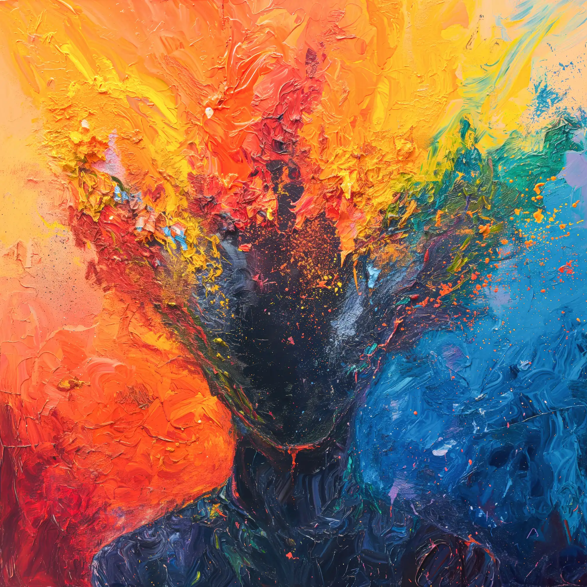 פיצוץ צבעוני מרהיב