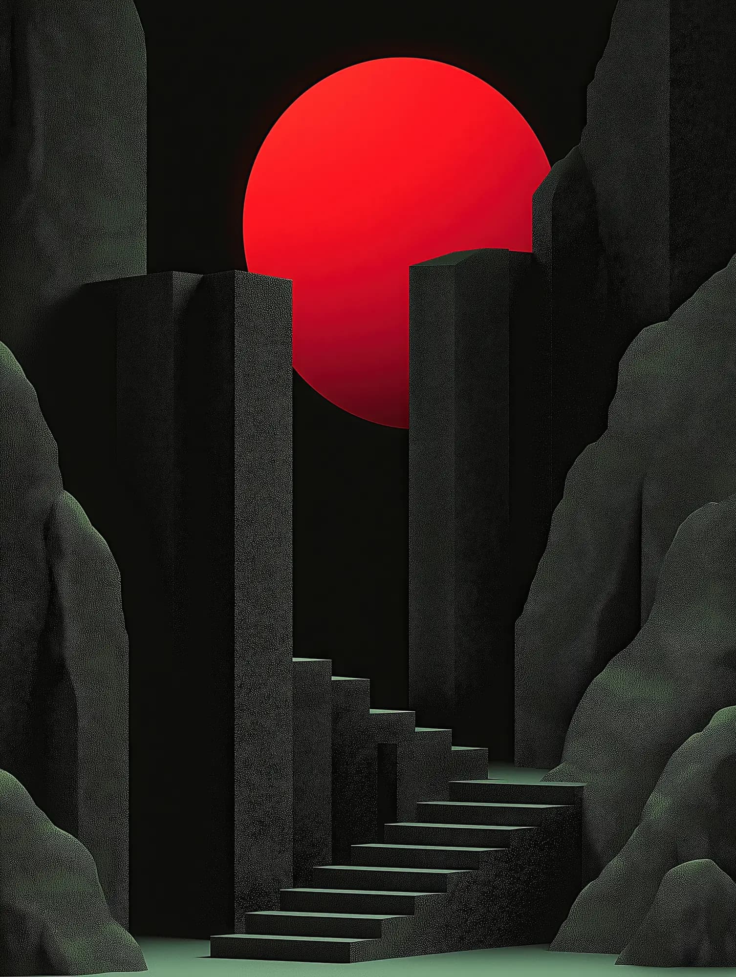 שקיעה בחלל מסתורי