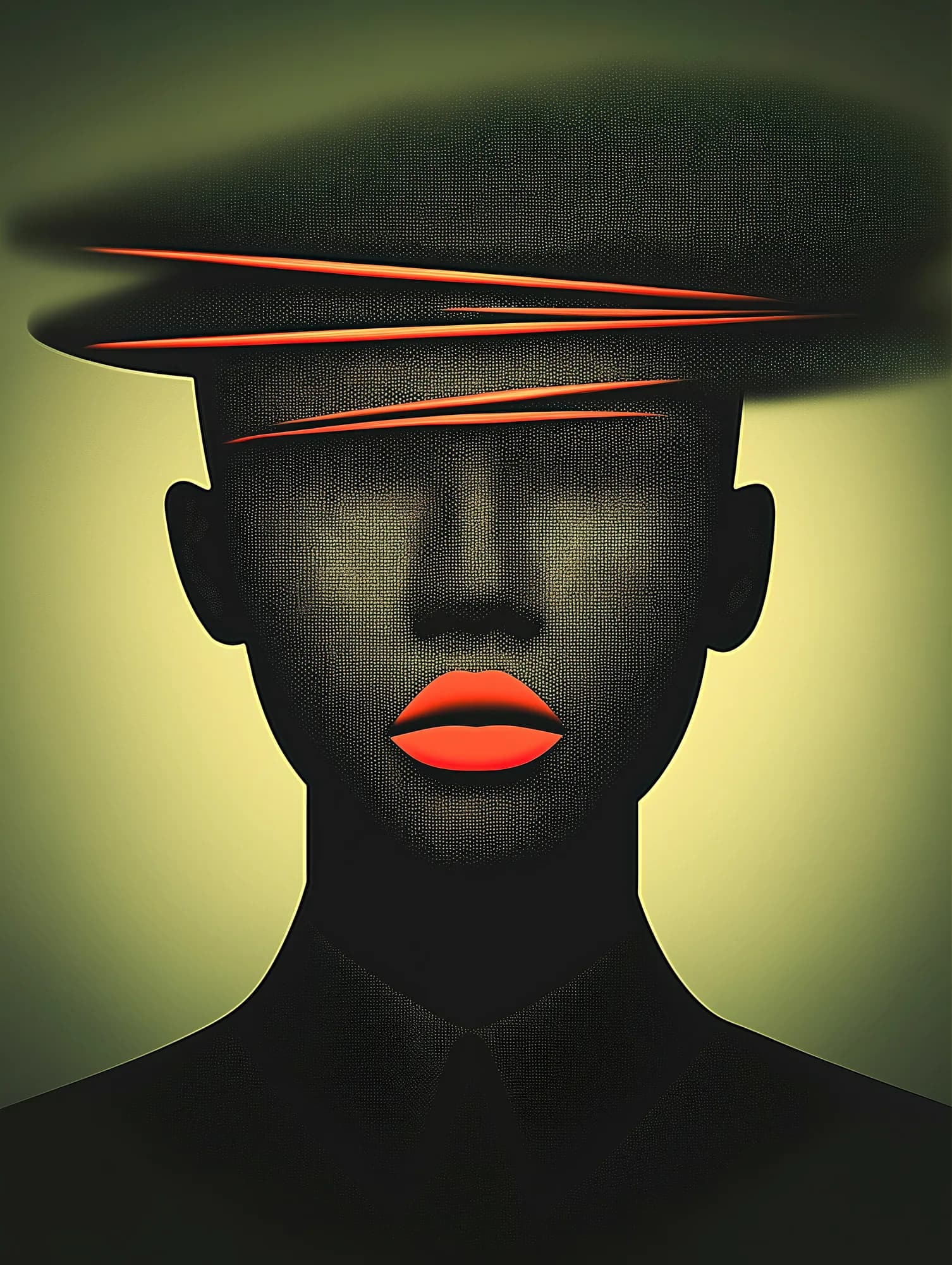 דמות עם כובע