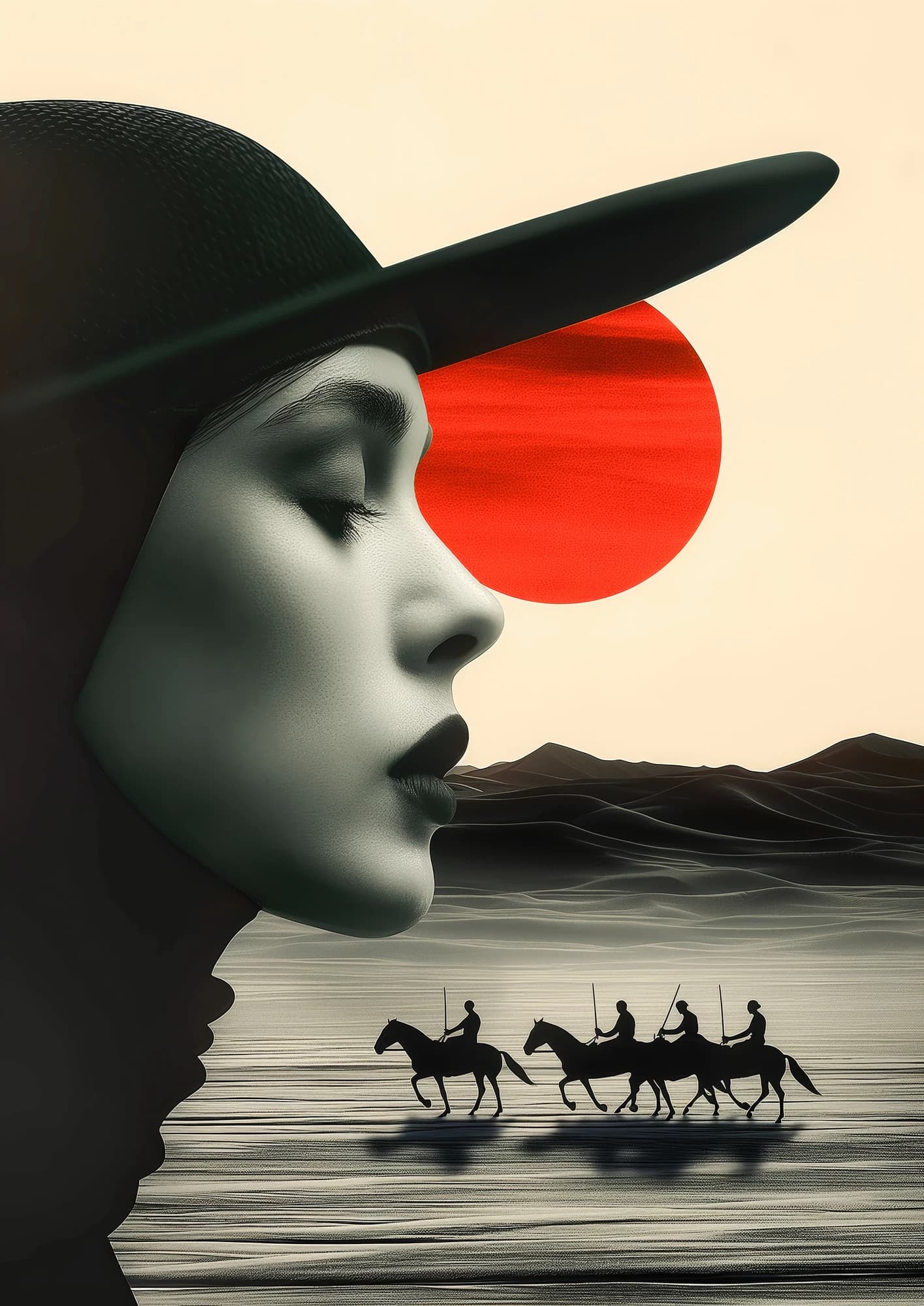 צללית בקו דק