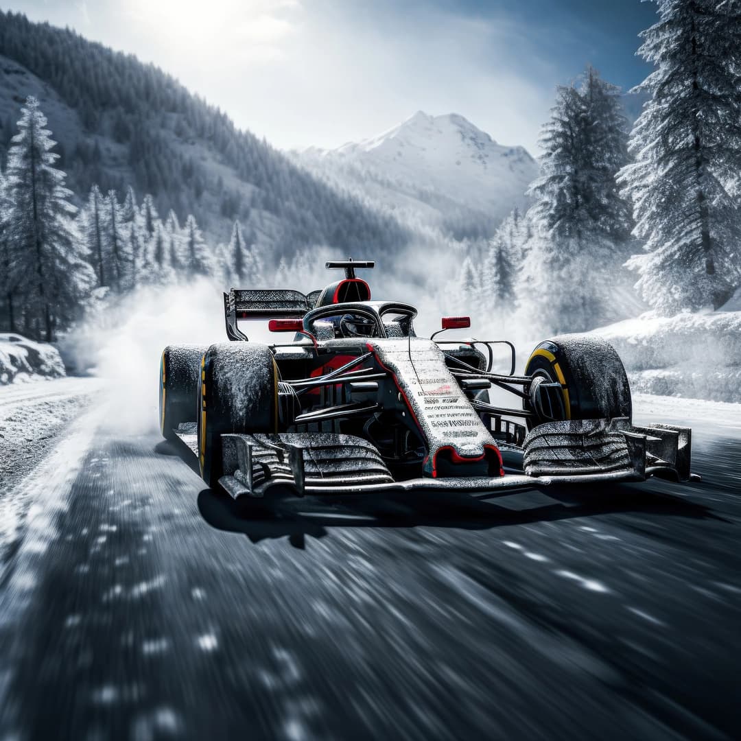 מרוץ בהרים המושלגים