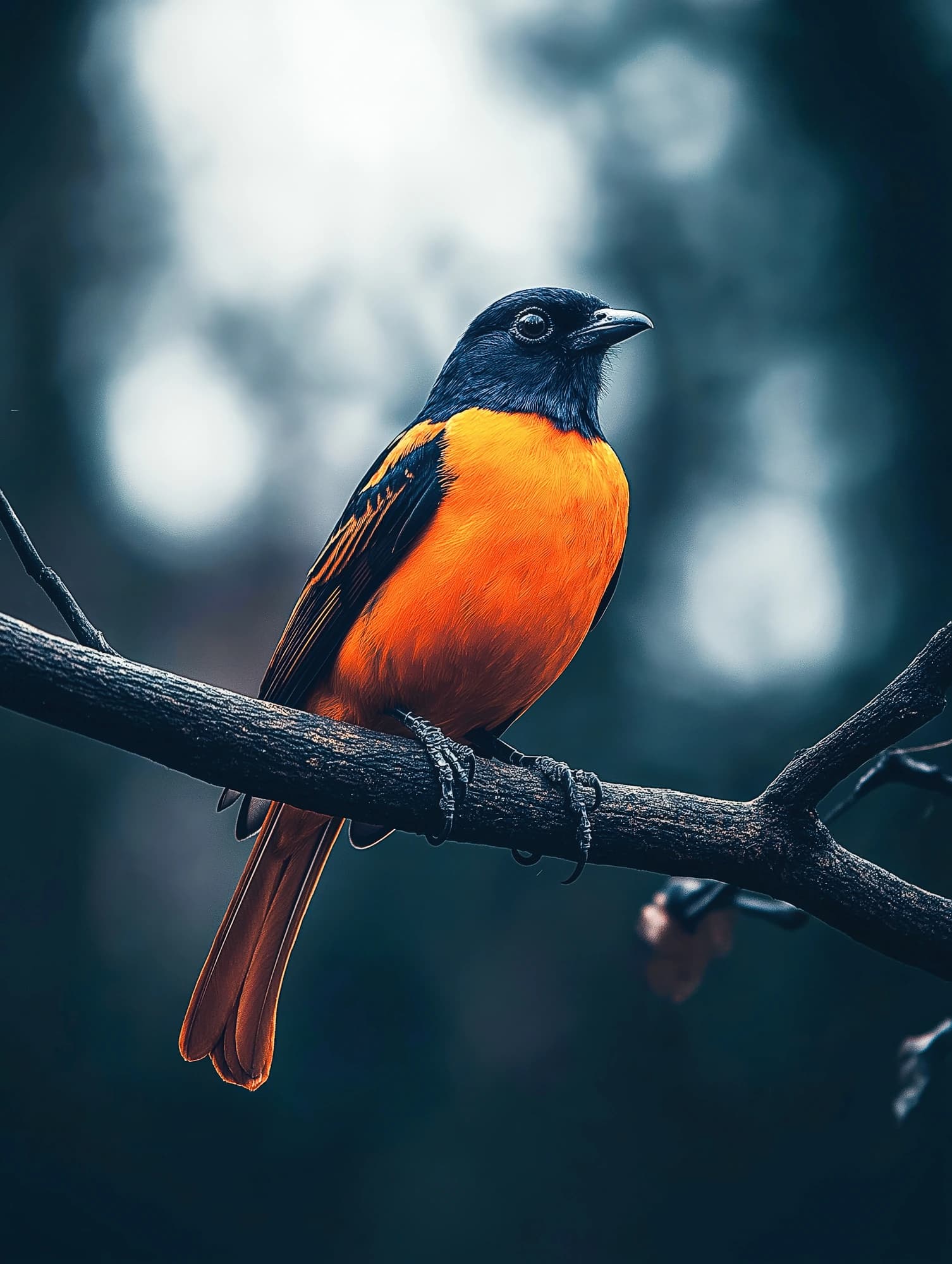 ציפור בחורף